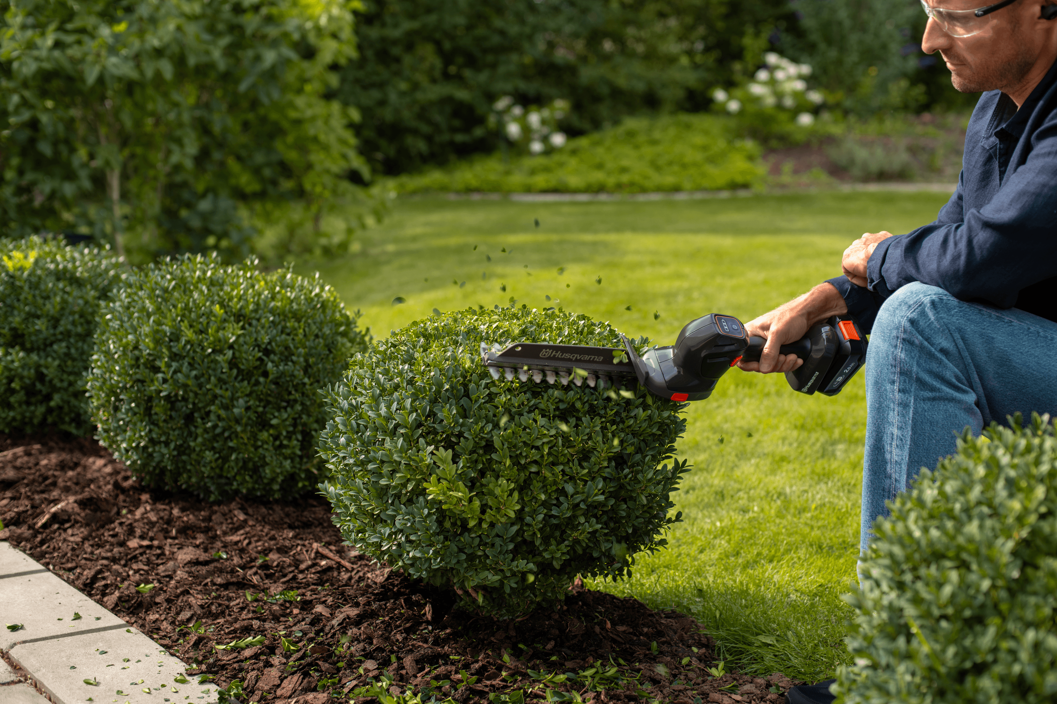 Aspire™ Shrub Shear 18V + Pole with battery and charger image 1