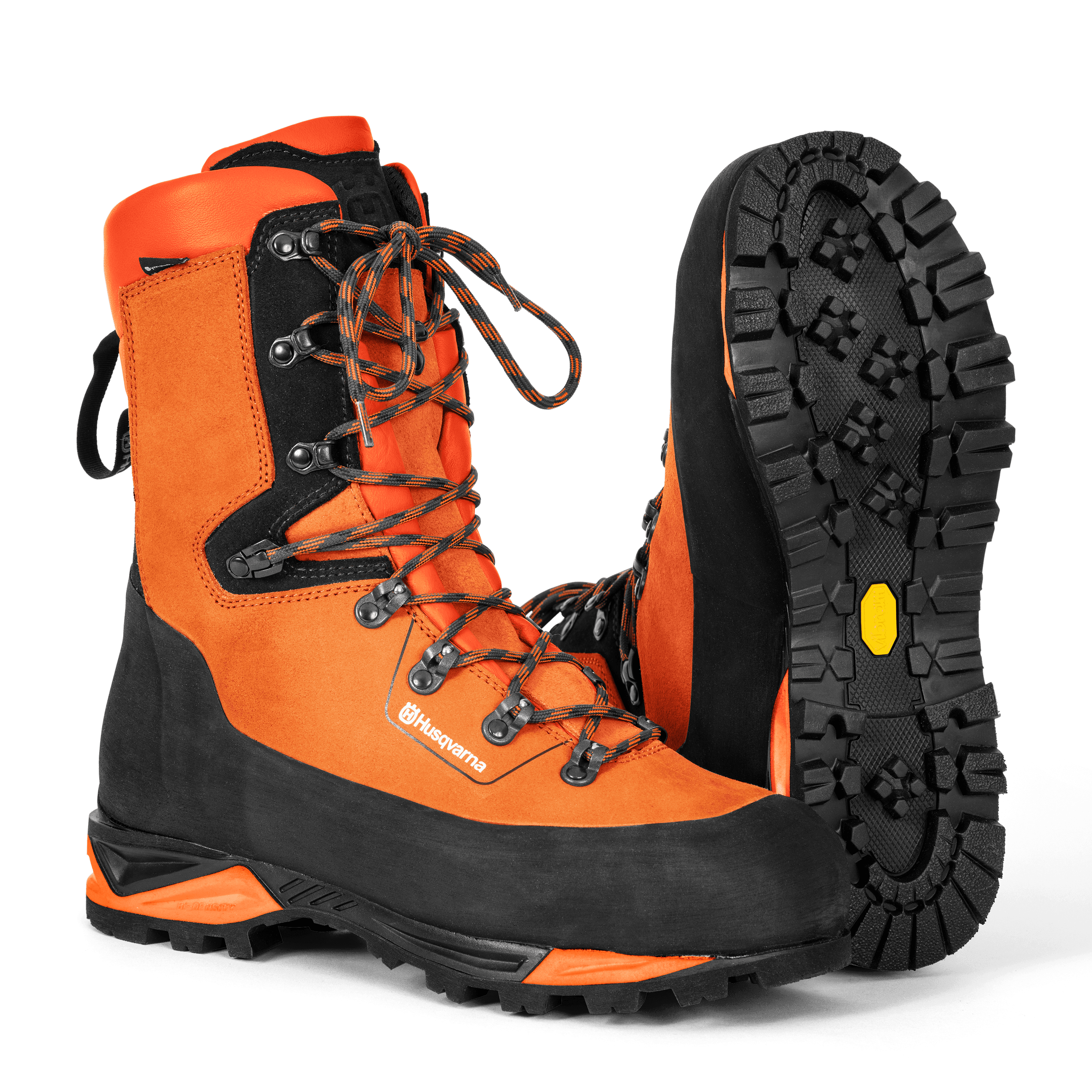 Protective leather boots with saw protection, Technical 24 image 0